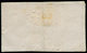 O FRANCE - Poste - 38, 2 Exemplaires Sur Fragment, Oblitération GC Bleu "5037" (Laghouat): 40c. Orange - 1849-1850 Ceres