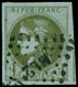 O FRANCE - Poste - 39A, Report I, Oblitération "ML2", Très Belles Marges: 1c. Olive - 1849-1850 Cérès