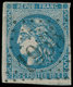 O FRANCE - Poste - 46Ad, Type III Report I (2ème Choix), Signé Scheller: 20c. Bleu-outremer - 1849-1850 Cérès