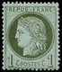 ** FRANCE - Poste - 50, TB: 1c. Vert-olive - 1849-1850 Ceres