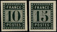 ** FRANCE - Poste - Essai De L'Imprimerie Nationale: 10c. + 15c (Spink) - 1849-1850 Cérès