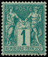 ** FRANCE - Poste - 61, Bon Centrage: 1c. Vert - 1849-1850 Cérès