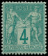 ** FRANCE - Poste - 63, Signé Baudot: 4c. Vert - 1849-1850 Cérès