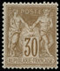 ** FRANCE - Poste - 69, Signé Brun, TB: 30c. Brun Clair - 1849-1850 Cérès