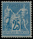 ** FRANCE - Poste - 79, Signé Brun: 25c. Bleu - 1849-1850 Cérès