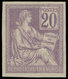(*) FRANCE - Poste - 113, Essai En Violet: 20c. Mouchon (Spink) - 1849-1850 Cérès