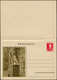 N ALBANIE - Entiers Postaux - Occupation Italienne, Michel P 52/53, 2 Cp Illustrées 10+10q. Brun Et 15+15q. Rouge - Albanie