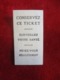 Ticket De Pesée/ Société Anonyme Française Des Bascules  Automatiques/ Pesez Vous Régulièrement/1933            PARF205 - Sonstige & Ohne Zuordnung