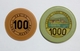 ITALIA - Casinò LAGO MAGGIORE - FICHA / CHIP / FICHE / TOKEN Da 100 & 1000 - Casino