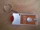 Jeton De Caddie Neuf Avc Porte Clé Assurance G M F - Trolley Token/Shopping Trolley Chip