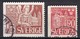 SE141 – SUEDE – SWEDEN – 1946 – LUND CATHEDRAL – Y&T 317/18 USEDE - Used Stamps