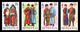 1039- Mongolie 2018  YT 3105/08 ; Mi# 4055/58 ** MNH Costumes Traditionnels - Mongolie