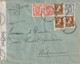 Belguique - Lettre Perforée Censurée Avec Cachet Region Limitrophe 5 3 1943 - Guerre 40-45 (Lettres & Documents)