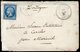 Gironde:  G.C.4136 Sur N°22 + CàD VERDELAIS(32) Sur LAC De 1867 ! - 1849-1876: Période Classique