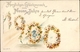 Lithographie Glückwunsch Neujahr, Jahreszahl 1900 Aus Margeritenblüten - Nouvel An