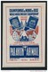 France-Etats Unis - 4 Vignettes Par Avion Championnat Du Monde Boxe 1948 - Airmail Label World Championship Jersey City - Erinnophilie