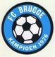 AUTOCOLLANT . STICKER . FOOTBALL . VOETBAL . F.C . BRUGGE . KAMPIOEN  1976 - Autocollants