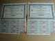 LOT DE 2 ACTIONS DE 100 FRANCS SOCIETE DES CHARBINNAGES DE NINH-BINH  TONKIN - Asie