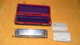 BOITE ET INSTRUMENT ANCIEN THE SUPER CHROMONICA..MADE BY HOHNER GERMANY..CHROMATIC HARMONICA..ALLEMAGNE.. - Musikinstrumente