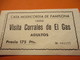 2 Tickets/Elevage De Toros Pour Courses/Casa Misericordia De PAMPLONA/Visita Corrales De El Gas/Adultos/1989   TCK201 - Eintrittskarten
