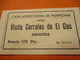 2 Tickets/Elevage De Toros Pour Courses/Casa Misericordia De PAMPLONA/Visita Corrales De El Gas/Adultos/1989   TCK201 - Eintrittskarten