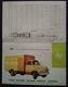 08971 "FORD THAMES NORMAL CONTROL - MOD. 20 / 30 / 40 - FORD UK - FINE ANNI '50" VOLANTINO PIEGH. ORIGINALE - Camion