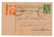 1948 YUGOSLAVIA,SLOVENIA,TPO 3 LJUBLJANA-BEOGRAD,0.50 DIN MISSING + 0.50 DIN PENALTY,1 DIN POSTAGE DUE,STAT. CARD,USED - Postal Stationery