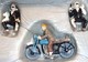 Delcampe - Tintin Dupond Dupont Moto Figurine Pixi  460/2500 - Figuren - Metall