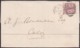 Great Britain  . Yvert  .     56 On Letter .    (2 Scans)    .  O  .   Cancelled      .   /  .   Gebruikt - Cartas & Documentos