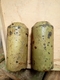 WWII LOT 2x German Stockmine M43 Beton Concrete Mine (Neutralisé) - Armes Neutralisées