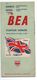 AVIATION COMMERCIALE, Horaires Avion, BEA British European Airways 1954, Grande Bretagne-vienne, Rare....SP1 - Timetables