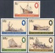 3415 ✅ Transport Ships Shipwrecks 1982 Falkland Isl 5v Set MNH ** - Ships