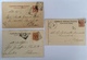 V 71106  Roma - Villa E Palazzo Margherita - 3 Cartoline Del 1900 - Collections & Lots