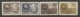 RUSSIE -  Yv N° 1111 à 1114  (o) Société De Géographie  Cote 5  Euro  BE  2 Scans - Used Stamps