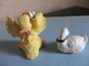 LOT 3 CANARDS FIGURINES OISEAUX COLLECTION - Vögel – Enten