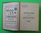 1926 Annuaire Des Artistes Couverture Carton 1477 Pages éditeur Office Général De La Musique Paris 2.709 Kg 18.5x27cm - 1901-1940