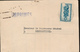 BELGIAN CONGO CFL INLAND COVER FROM ALBERTVILLE 1950 TO LEO. ARCHIVE HOLES - Storia Postale