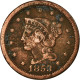 Monnaie, États-Unis, Braided Hair Cent, Cent, 1853, U.S. Mint, Philadelphie - 1840-1857: Braided Hair (Cheveux Tressés)