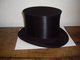 Chapeau Haut De Forme Ancien En Soie - Cylindre - Fracs - Chapeau Claque Ou Clac - Gibus - Comme Neuf - Taille 57/58 - Accessories