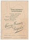 CARTE PUBLICITAIRE - MISTINGUETTE - CHERRY BRANDY REGALS - ETABLISSEMENTS L. LEGRAS - 3 USINES VERSAILLES MUNET NUIT ST - Pubblicitari