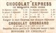 CHROMO CHOCOLAT GRONDARD COQ - Autres & Non Classés