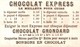 CHROMO CHOCOLAT GRONDARD ANGE - Altri & Non Classificati