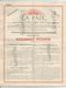 Dossier Des Contrats D'assurance. "La Paix". Contrat Incendie En 1952. - Bank & Versicherung