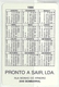 1986 Pocket Calendar Calandrier Calendario Portugal Futebol Soccer Futebol Clube Do Porto FCP Gomes - Grand Format : 1981-90