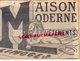 87 - LIMOGES - RARE PUBLICITE RECTO VERSO CARTON MAISON MODERNE VETEMENTS - LION  1922 - Textile & Clothing