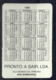 1986 Pocket Calendar Calandrier Calendario Portugal Tenis Tennis Lendl - Grand Format : 1981-90