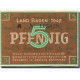 Billet, Allemagne, Baden, 5 Pfennig, 1947, KM:S1001a, SPL - Autres & Non Classés