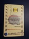 PALESTINA 10 UNITS BETHLEHEM CITY CHIPCARD      ** 136** - Palestina