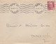 GANDON 1F50 YT 712 SEUL SUR LETTRE 2E JOUR D EMISSION ET 2E JOUR DU TARIF PARIS 16/2/45 POUR TAVAUX CITES JURA - 1921-1960: Modern Period