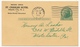 USA - CP (entier Postal) 1c Repiqué "Lincoln And Washington's Birtday At The St Charles (hotel)" - Atlantic City 1941 - Other & Unclassified